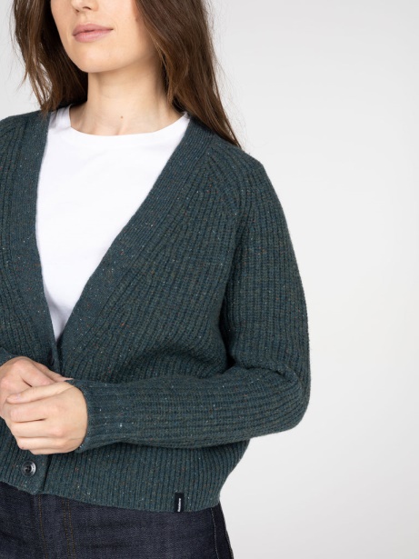 Slate Grey Finisterre Stylish Mora Knit Cardigan
