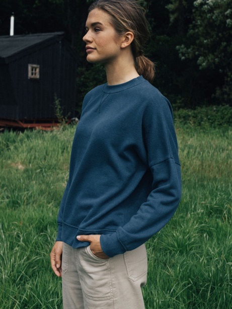 Finisterre Stylish Kingfisher Patterson Sweatshirt