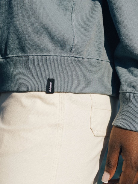 Finisterre Stylish Bidston Sweatshirt Blue Steel