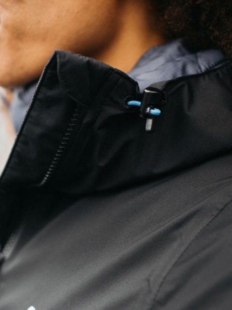 Finisterre Stylish Black The Rainbird Waterproof Jacket
