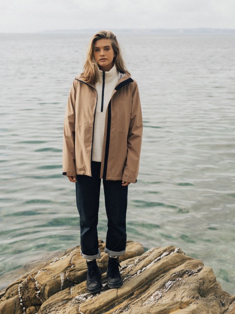 Almond The Rainbird Waterproof Jacket Finisterre Stylish
