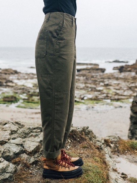 Dark Olive Finisterre Stylish Moffat Trouser