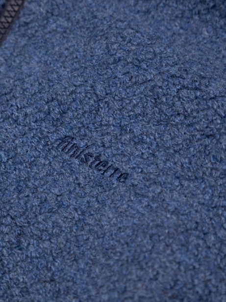 Finisterre Stylish Budock Wool Smock Fleece Dark Ozone