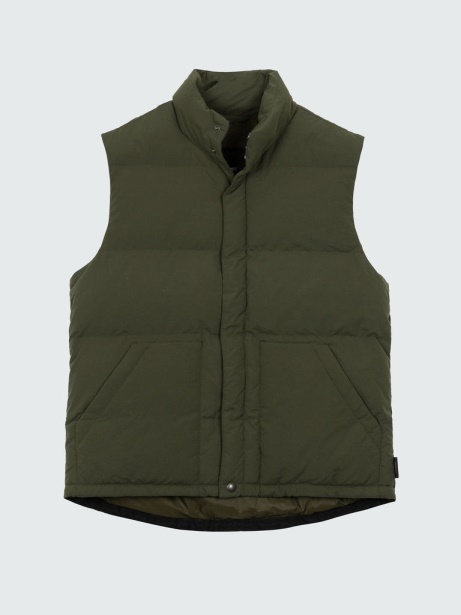 Dark Olive Finisterre Stylish Fourier Insulated Gilet