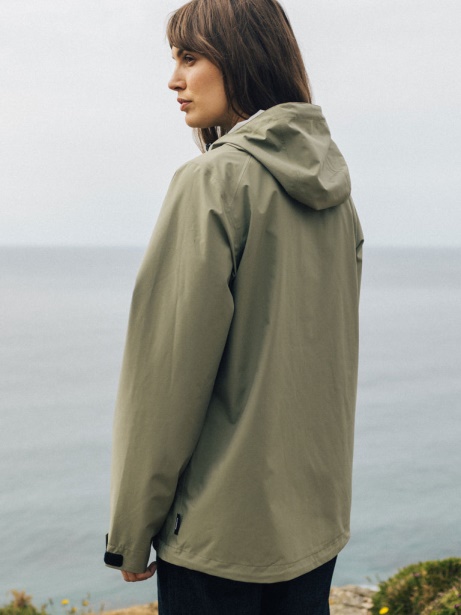 The Rainbird Waterproof Jacket Vine Finisterre Stylish