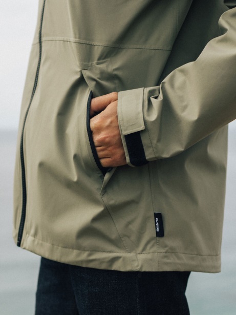 The Rainbird Waterproof Jacket Vine Finisterre Stylish