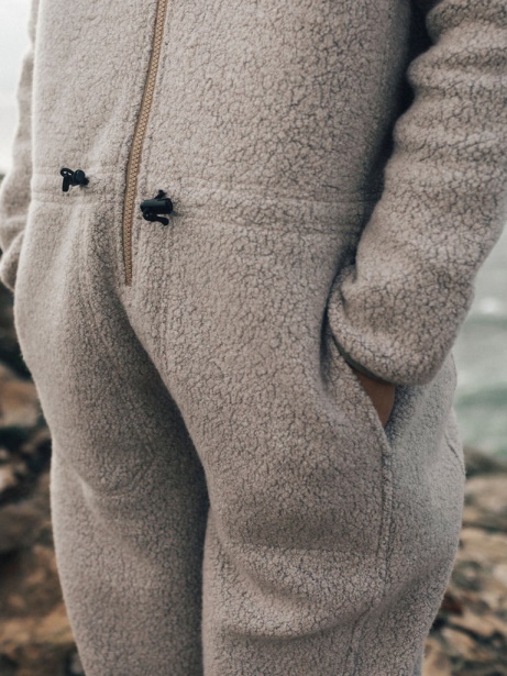 Oatmeal Budock Fleece Jumpsuit Finisterre Stylish
