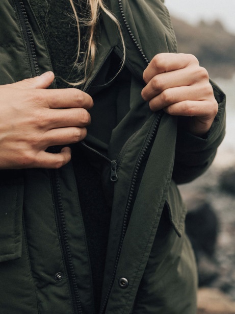 Dark Olive Finisterre Stylish Fourier Insulated Parka