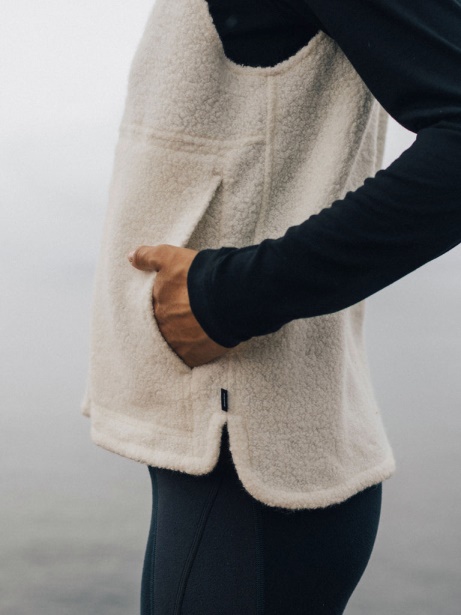 Budock Gilet Finisterre Stylish Ecru