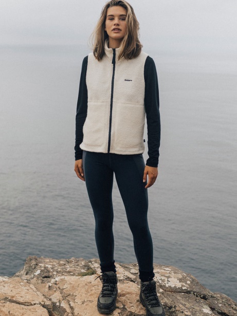 Budock Gilet Finisterre Stylish Ecru