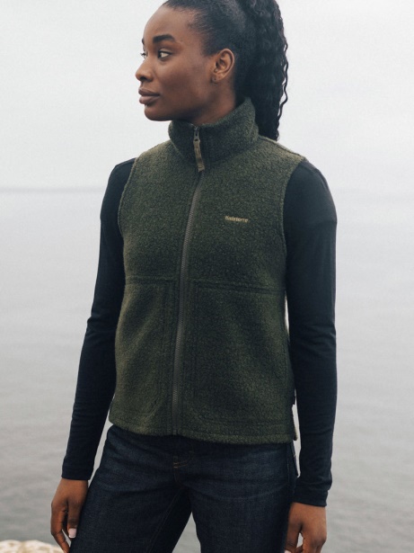 Finisterre Stylish Dark Olive Budock Gilet