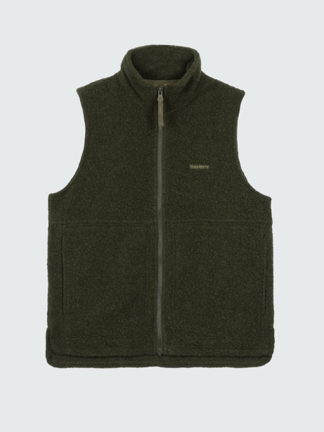 Finisterre Stylish Dark Olive Budock Gilet