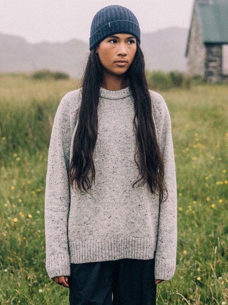 Farne Crew Neck Knit Jumper Finisterre Stylish