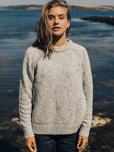 Farne Crew Neck Knit Jumper Finisterre Stylish