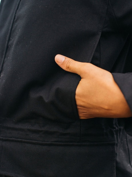 Finisterre Stylish Black Vellus Waterproof Parka