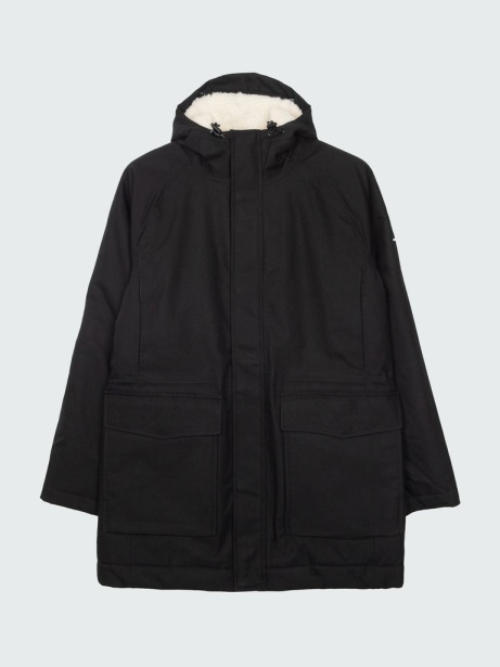 Finisterre Stylish Black Vellus Waterproof Parka
