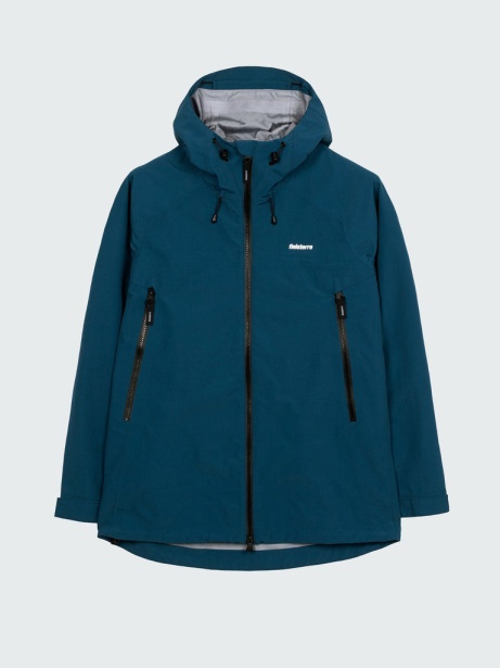 Finisterre Stylish Women's Stormbird Waterproof Jacket Kingfisher