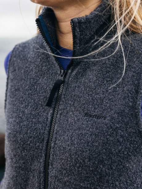 Charcoal Marl Finisterre Stylish Budock Gilet