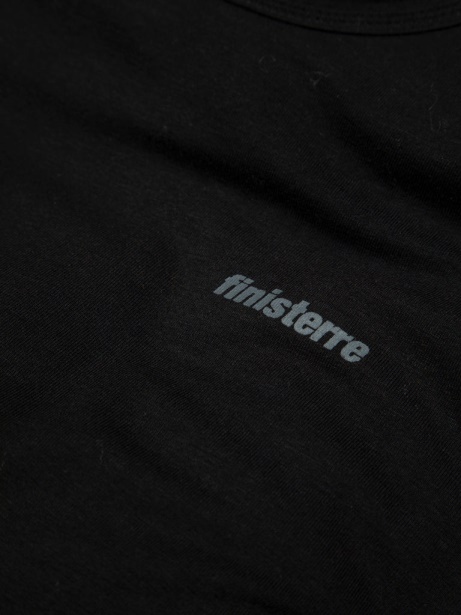 Black Vela Bamboo Long Sleeve Base Layer Finisterre Stylish