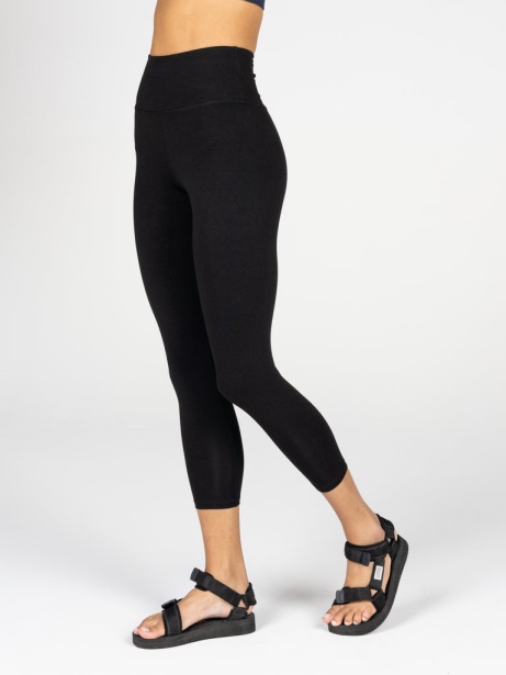 Vela Bamboo Cropped Legging Finisterre Stylish Black