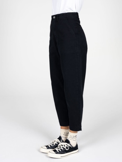 Finisterre Stylish Black Yarrel Canvas Trouser