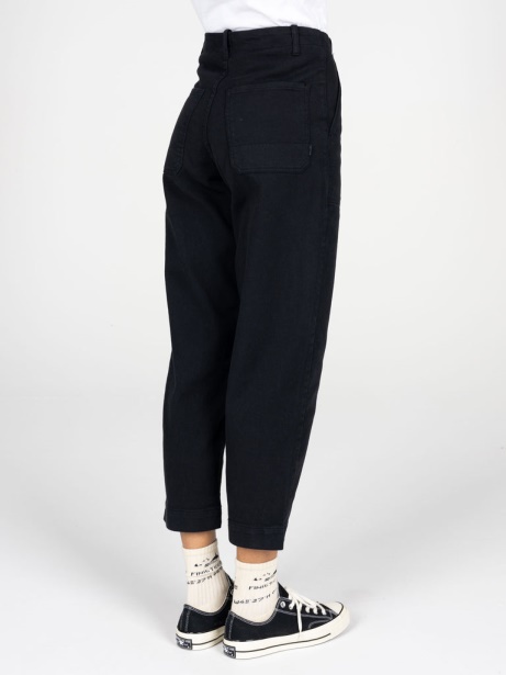 Finisterre Stylish Black Yarrel Canvas Trouser