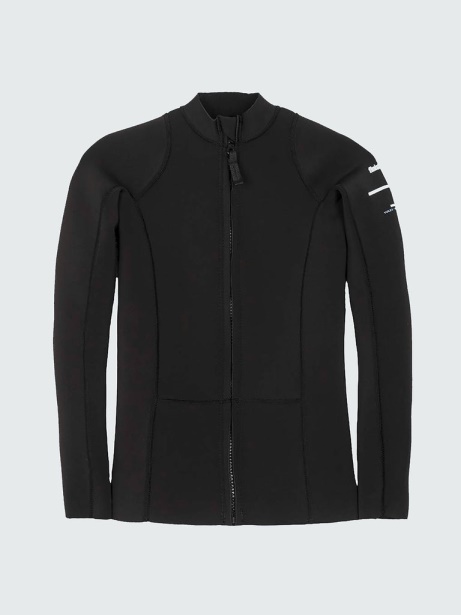 Finisterre Stylish Nieuwland 2e Yulex Long Sleeve Top Black